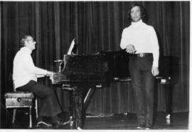 Sergio Magnani e Amin Feres, em concerto.