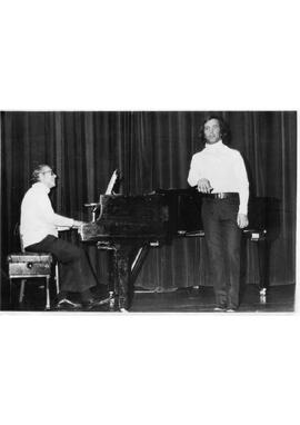Sergio Magnani e Amin Feres, em concerto.