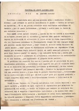 Festival di Opere RadioFestival di Opere Radiofoniche.