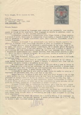 Cartas de Júlio Missioneiro - 08/01/1999 e 17/04/2000.