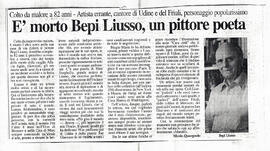 Cópia de "È morto Bepi Liusso, un pittore poeta".