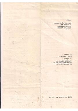 Curso de Regência Coral  na Universidade Federal da Bahia.