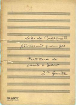 Partitura de Canto e Piano 2ª parte