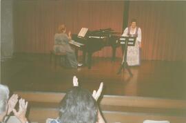 Mariluce Alves Pinto e Jilka Nastasity. Concerto Carlos Gomes.