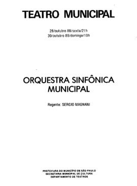 Orquestra Sinfônica Municipal. Parte 1 - T. Albinoni, Adágio. Weber, O Franco Atirador. Chopin, C...