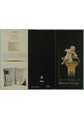 Série BDMG de Música Antiga. Kalenda Maya. Duo de Canto e Violão. Tripo Contínuo. Collegium Musium de Minas. Conjunto Pró-música Colonial Brasileira. Teatro Izabela Hendrix.