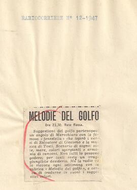 Melodie del Golfo.