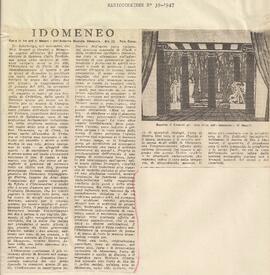 Idomeneo, di Mozart.