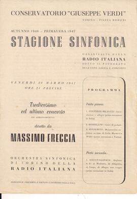 Orchestra Sinfonica di Torino della Radio Italiana diretta da Massimo Freccia.