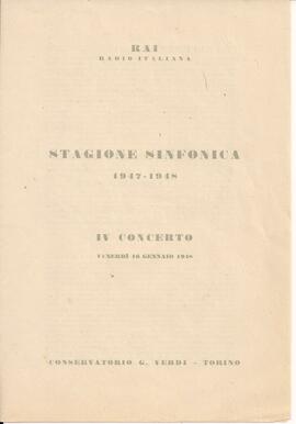 Orchestra Sinfonica di Torino della Radio Italiana diretta di Nino Sanzogno.