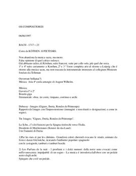 Bach na Corte de Köthen – Pietismo e Retorno a Leipzig. Debussy: Images.