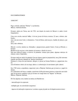 Beethoven. Voz Humana: Tenor.