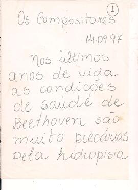 Beethoven: 8ª Sinfonia e obras para coro e orquestra.