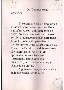 Concertos (continuação): Pergolesi.