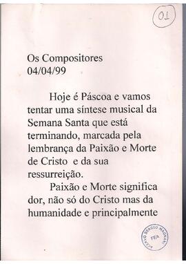 Páscoa: Pergolesi  Stabat Mater e Rimsky-Korsakov A Grande Páscoa Russa.