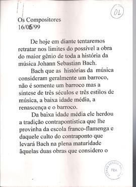 Bach: Concerto Brandemburguês nº 1 e Concerto para 2 violinos e cordas. Paisagens Musicais: Rimsk...