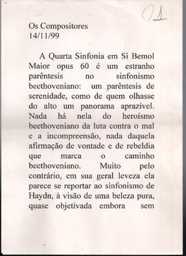 Beethoven: 4ª Sinfonia