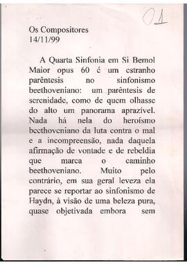 Beethoven: 4ª Sinfonia