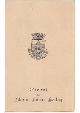 Recital de Maria Lúcia Godoy. Colaboração ao piano de Maestro Sergio Magnani.  Salão Nobre da Prefeitura de Belo Horizonte.