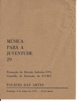 Música para a Juventude 29. Palácio das Artes. Mozart: A Flauta Mágica em forma de concerto. Orqu...