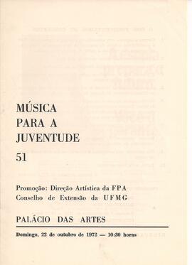 Música para a Juventude 51. Palácio das Artes. Orquestra Sinfônica da Universidade Federal de Min...