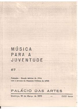Orquestra de Câmera da UFMG e Maria Lúcia Godoy - 18/03/1973