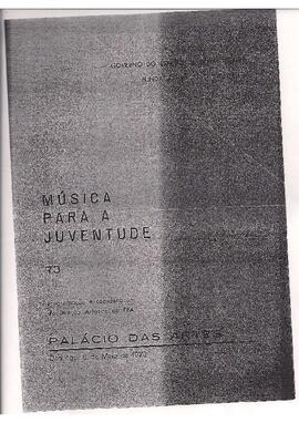 Orquestra de Câmara da UFMG e solistas: Juvenal Dias, Wilka Nastasity, Lea Kalil, Bailon Pinto e Luiza Chequer - 06/05/1973
