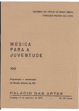 OSUFMG, solo de violoncelo de Luiz Musa Pompeu - 09/09/1973