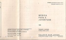 Música para a Juventude 106. Palácio das Artes. Orquestra Sinfônica da Universidade Federal de Mi...