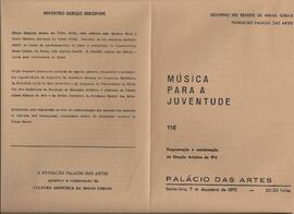 Música para a Juventude 116. Palácio das Artes. Orquestra Sinfônica da Universidade Federal de Mi...