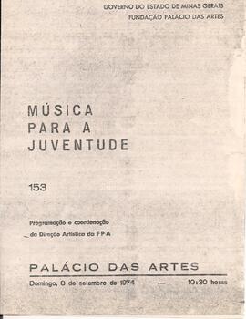 Música para a Juventude 153. Palácio das Artes. Piano: Sérgio Magnani. Meio-soprano: Ana Maria Ma...