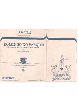 Concerto para a Juventude. Orquestra Sinfônica de Minas Gerais. Coral Lírico de Minas Gerais. Solista: Vera  Astrachan. Maestro de Coro: Marcos Thadeu e Miranda Gomes. Regente: Sérgio Magnani.