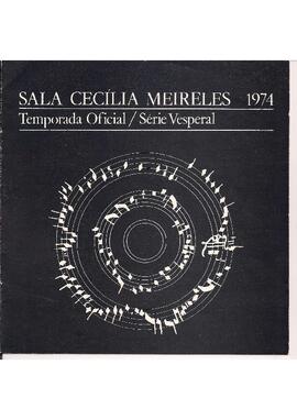 Sala Cecília Meireles. Temporada Oficial de Concertos 1974. Série Vesperal. Rio de Janeiro, RJ. Baixo - barítono: Amin Feres. Piano: Sérgio Magnani.