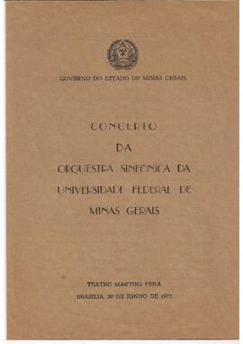 Teatro Nacional de Brasília “Martins Pena”. Orquestra Sinfônica da Universidade Federal de Minas Gerais. Baixo: Amin Feres. Regente: Sérgio Magnani.