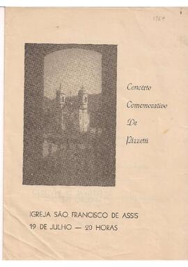 Concerto comemorativo de Pizzetti. Sergio Magnani, Maria de Lourdes Cruz Lopes e Moyses Mandel. Igreja São Francisco de Assis. 2° Festival de Inverno. Ouro Preto - 19/07/1968.