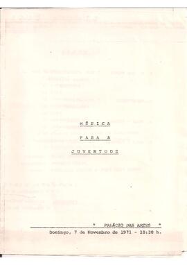 Música para a Juventude. O Segredo de Suzana. E. Wolf-Ferrari. Orquestra Sinfônica da Universidade Federal de Minas Gerais. Solista Áurea Tavares. Regente Sérgio Magnani.
