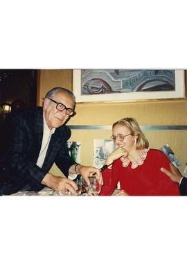 Sergio Magnani, Fausto Magnani, Jolanda Magnani e Valentina Magani em Veneza.