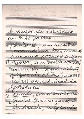 Sexteto: Intrata, Arioso e Finale