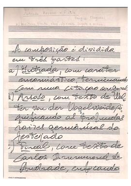 Intrata, Ariozo e Finale