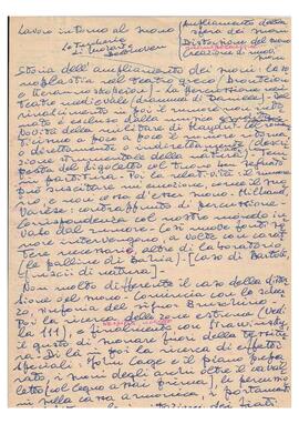 Lavoro in torno al suono