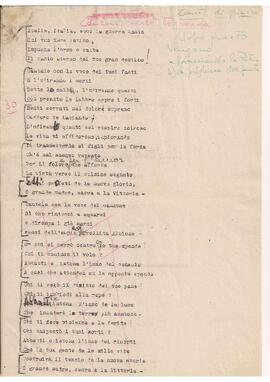 Canti di guerra - Canzone Mediterranea