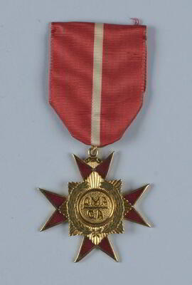 Medalha e Diploma Collegium Artium - Ordem do Mérito Artístico, Fundação Clóvis Salgado. Insígnia...