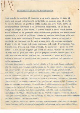 Orientamenti di Musica Contemporanea.