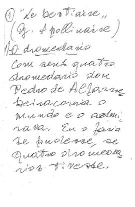 Le Bestiaire - Guillaume Apollinaire