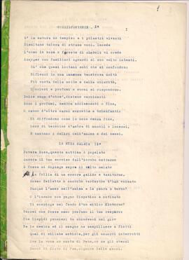 Alguns poemas de As flores do mal, de Charles Baudelaire, versão italiana